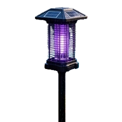 Purple light-emitting solar mosquito-killing lamp, outdoor mosquito repellent lamp, a night-time mosquito repellent wonder, pollution-free, energy-saving and environmentally friendly Item Picture