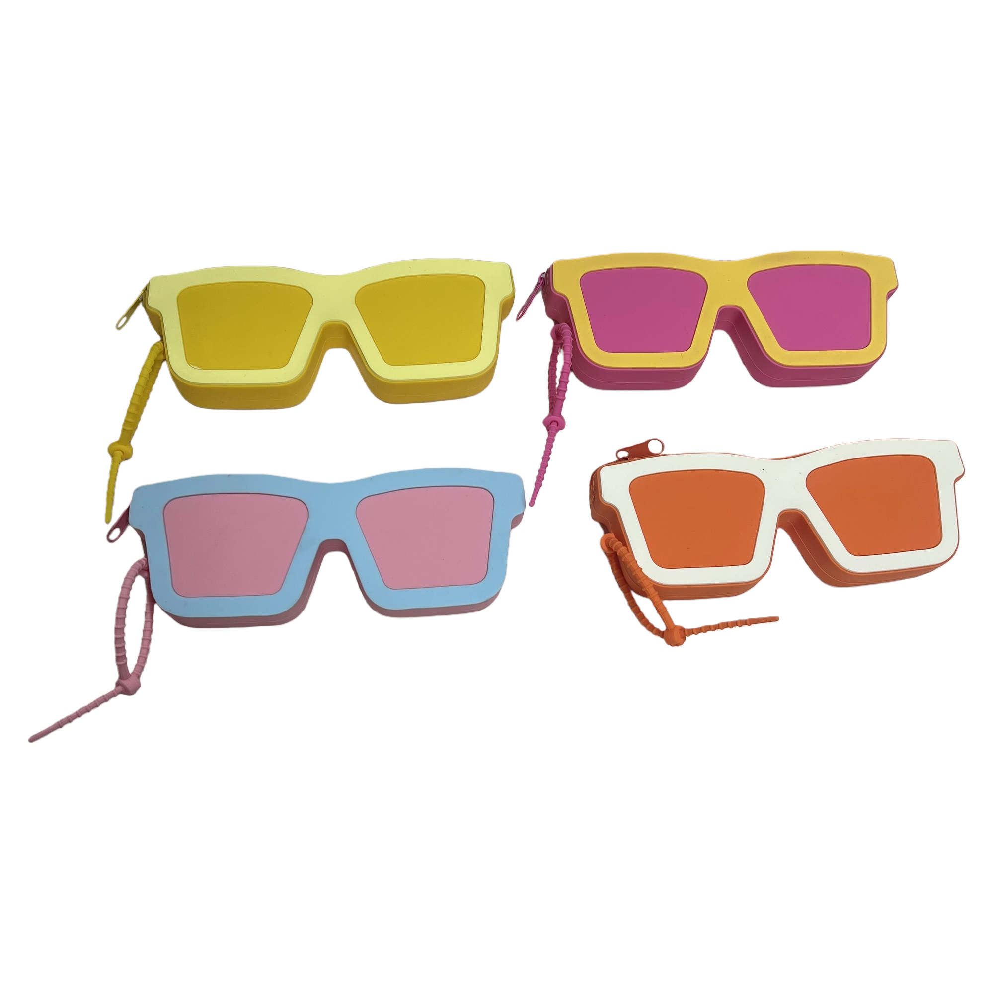 Colorful sunglasses shaped coin purse, fashionable and trendy portable card case, coin bag, creative gift Item Picture