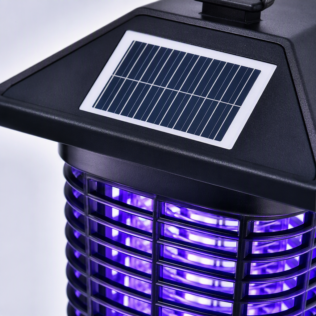 Purple luminescent mosquito-killing lamp, a household indoor mosquito repellent wonder, is silent, radiation-free, and provides night lighting for mosquito prevention Application Scenario