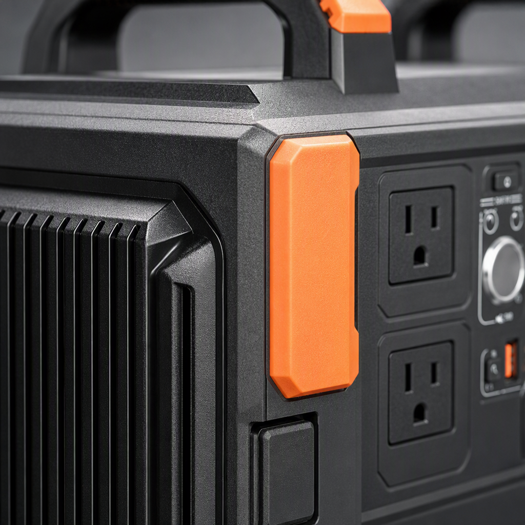 Estación de energía de emergencia portátil multifuncional negro naranja para viajes al aire libre banco de carga móvil para dispositivos portátiles de gran capacidad Application Scenario