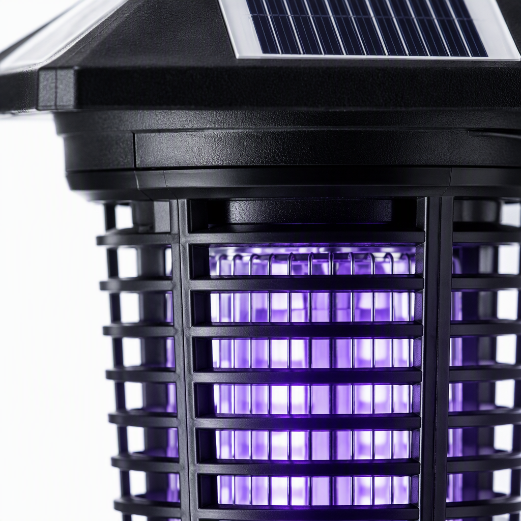 High-efficiency and environmentally friendly solar mosquito-killing lamp, black insect repellent and mosquito repellent, for outdoor use at night, battery-free Application Scenario
