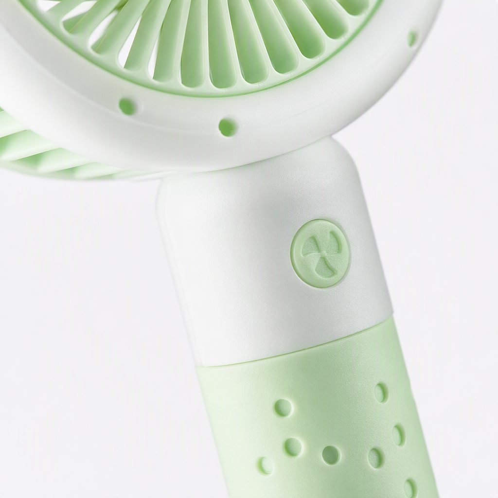 Cute cat-eared portable electric mini fan, cool and quiet in summer, student outdoor portable handheld fan Application Scenario
