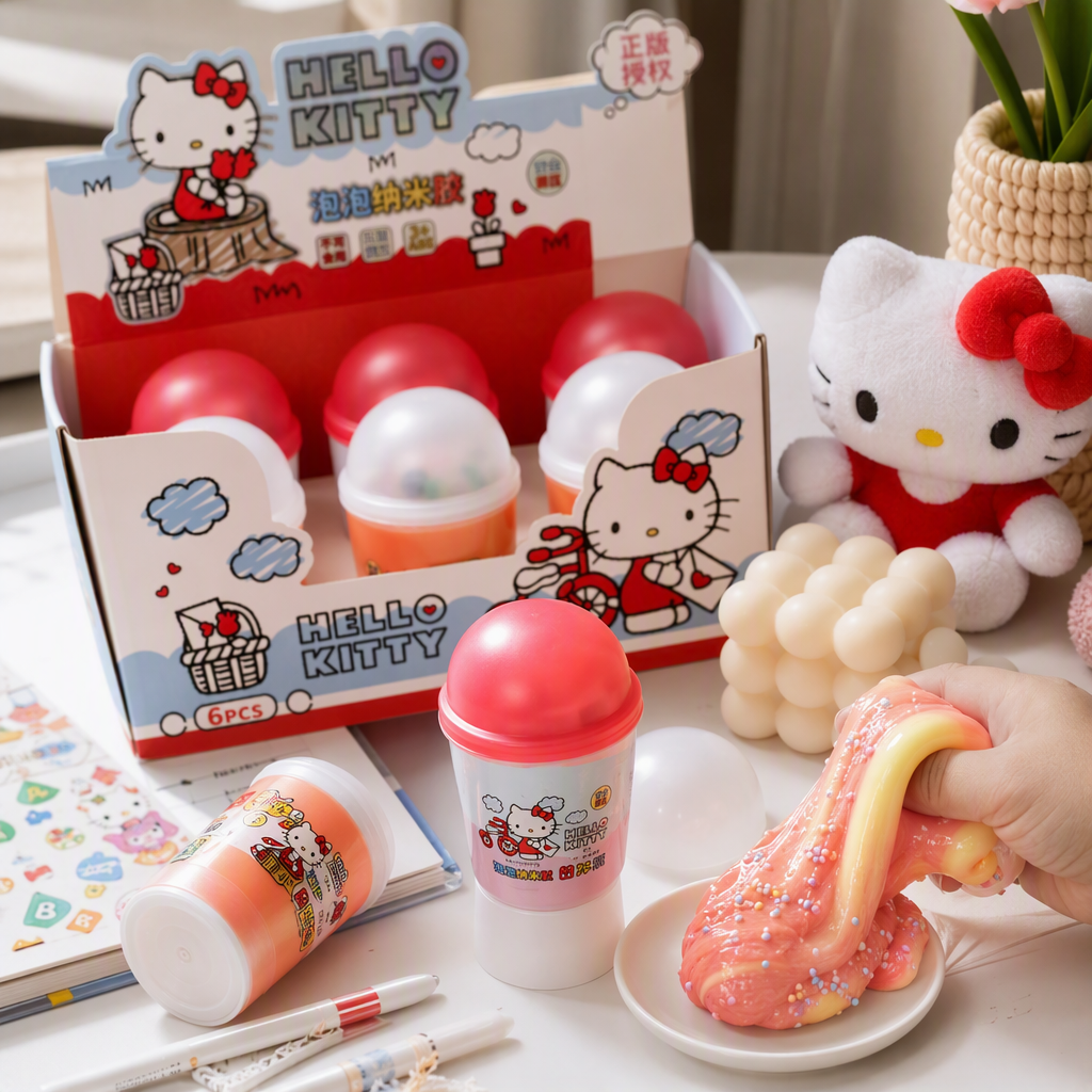 Hello Kitty Bubble Nano Glue High Can Application Scenario