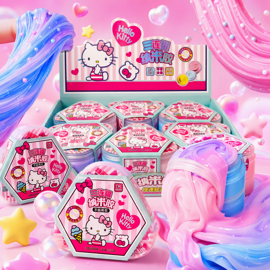 Hello kitty style - nano pegamento en tres tubos Specification image