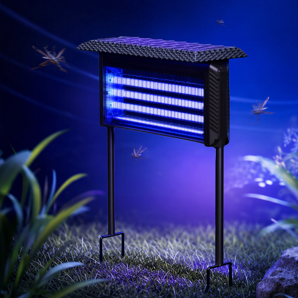 High-efficiency mosquito-repellent blue LED mosquito killer, a silent and environmentally friendly mosquito trap for home and outdoor use, suitable for night use Specification image