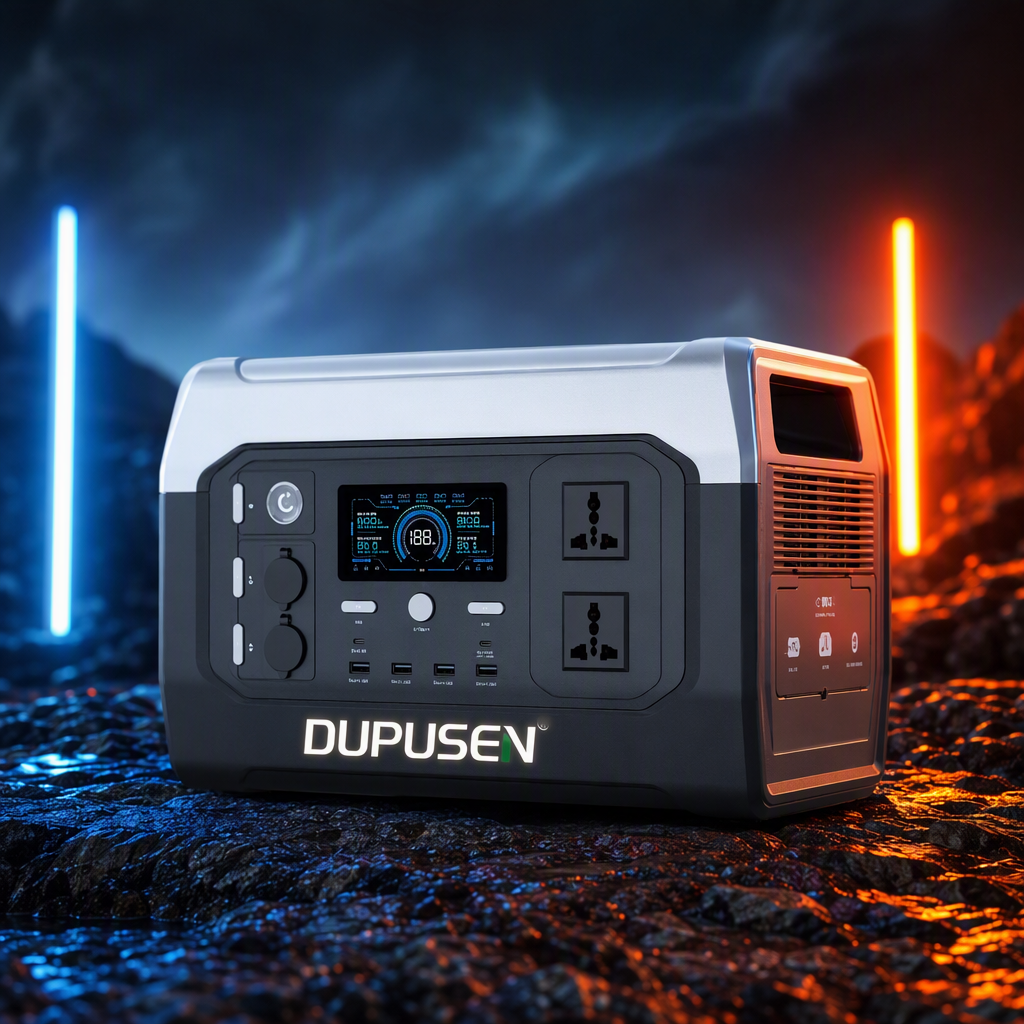 The multi-functional portable power bank is suitable for outdoor travel emergency power banks. It features a lightweight and portable grey design Specification image