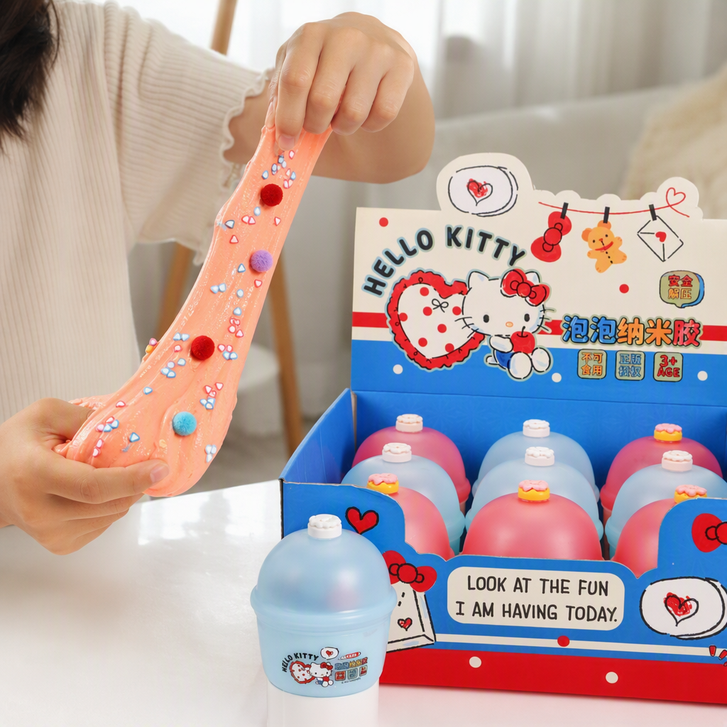 Hello Kitty Bubble Nano Glue Dwarf Can Application Scenario