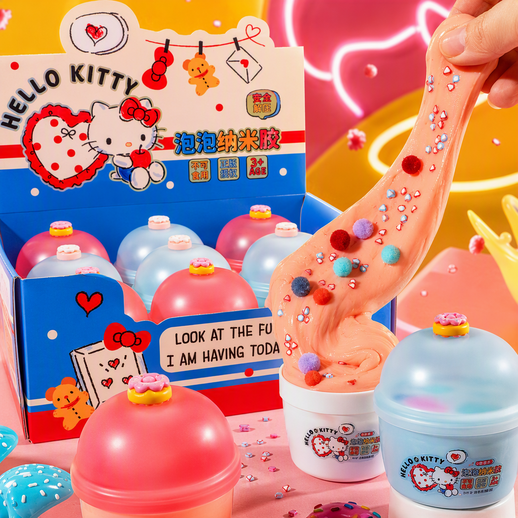 Hello Kitty Bubble Nano Glue Dwarf Can details Picture