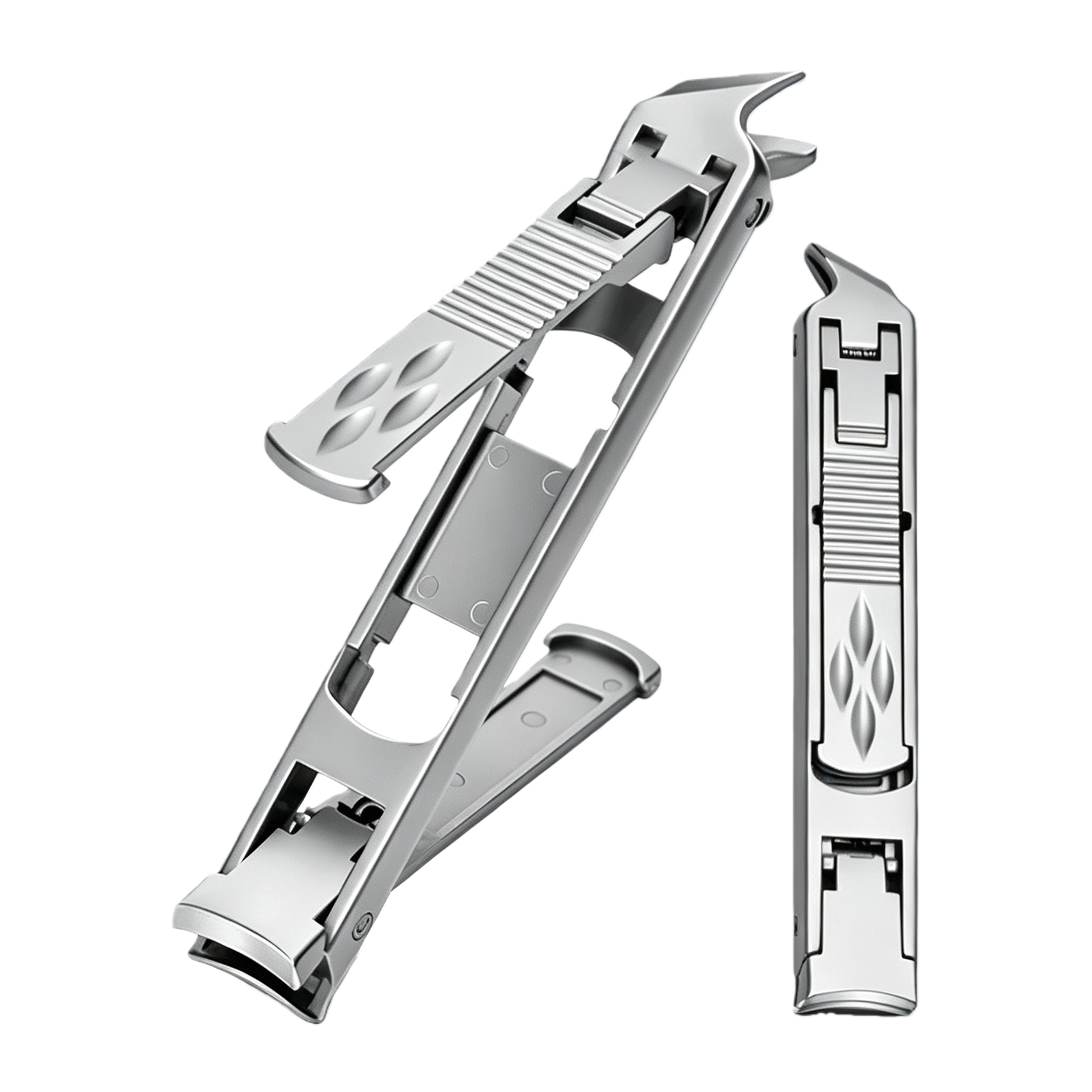 Moda metal herramientas de corte de uñas cortadores de uñas plata portátil uñas y accesorios de corte para adultos niños aplicables Item Picture