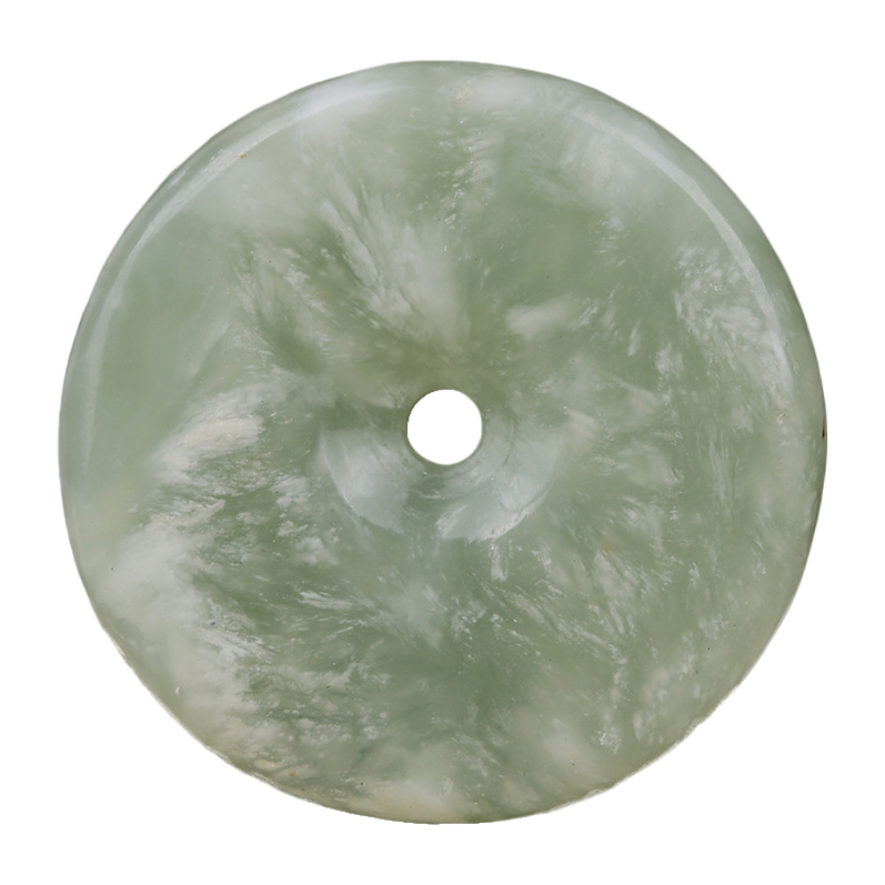 Jade exquisito natural "xiujade" hebillas de xiujade collar colgante pulsera accesorios regalos regalos artículos de calidad bolsas para vehículos colgantes protección de La Paz artesanía Item Picture