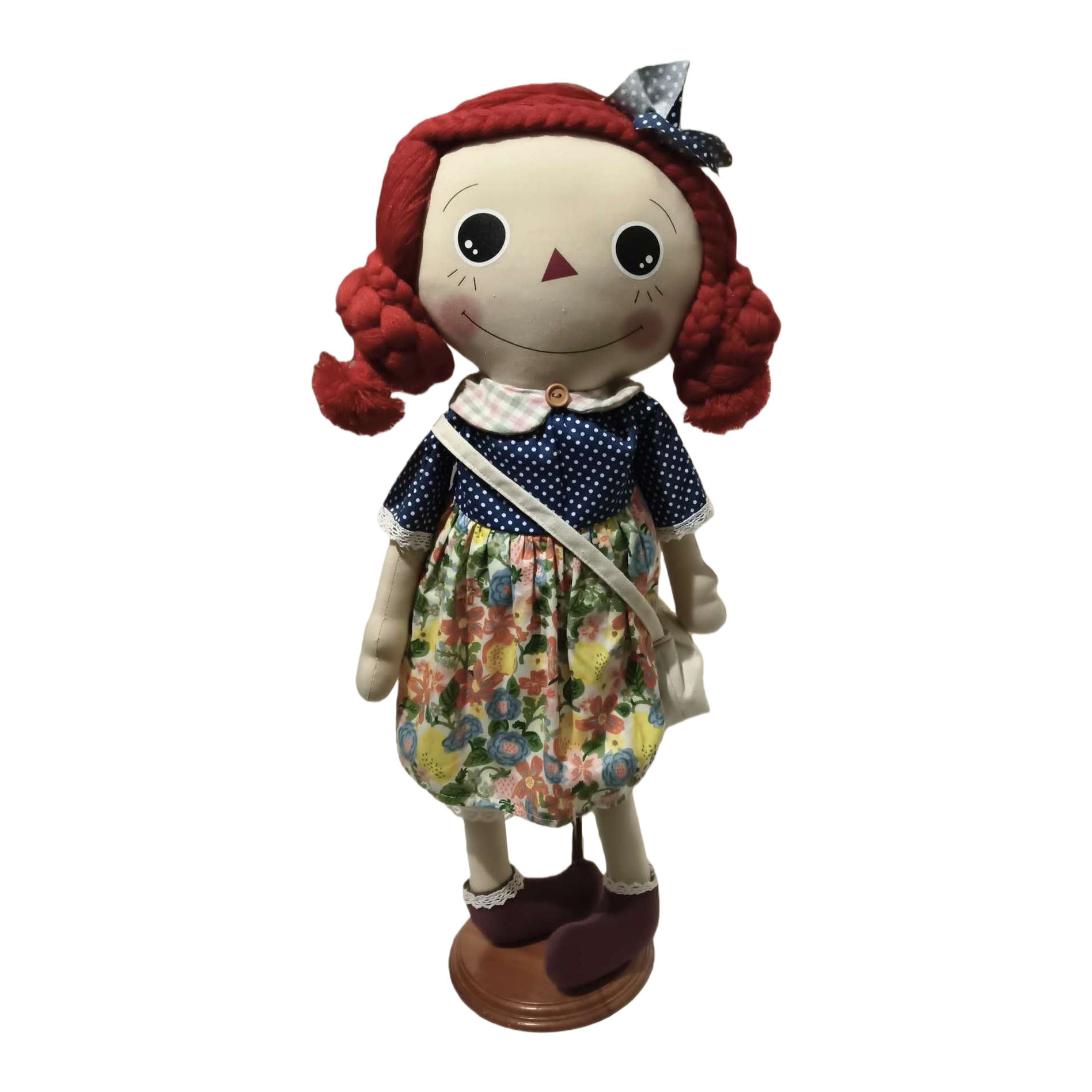Red Release dolls, cute fabric handmade dolls, children's gifts, collectible decorative items Item Picture