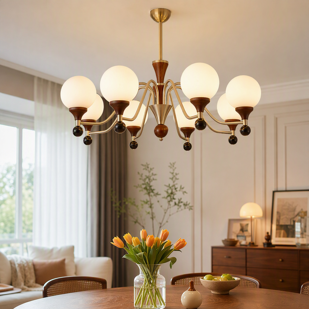 Modern and simple household chandeliers, creative lighting fixtures for living rooms, bedrooms and dining rooms, warm lighting design Specification image
