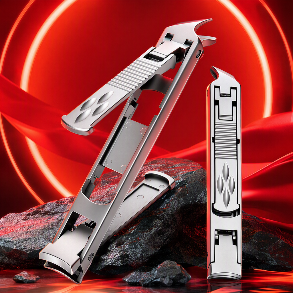 Moda metal herramientas de corte de uñas cortadores de uñas plata portátil uñas y accesorios de corte para adultos niños aplicables Specification image