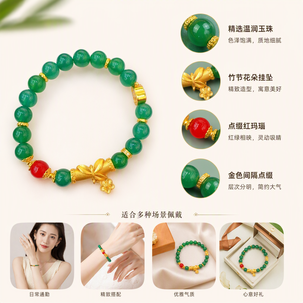 时尚手链女简约百搭手饰手环潮流个性学生手链手绳礼物赠品