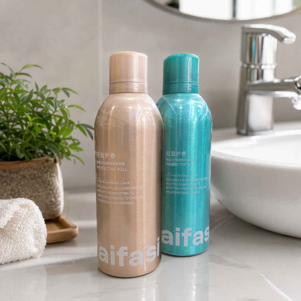 The voluminous and protective mousse keratin essence nourishes and shapes elastic curly hair, making it fluffy without being flat or stiff details Picture