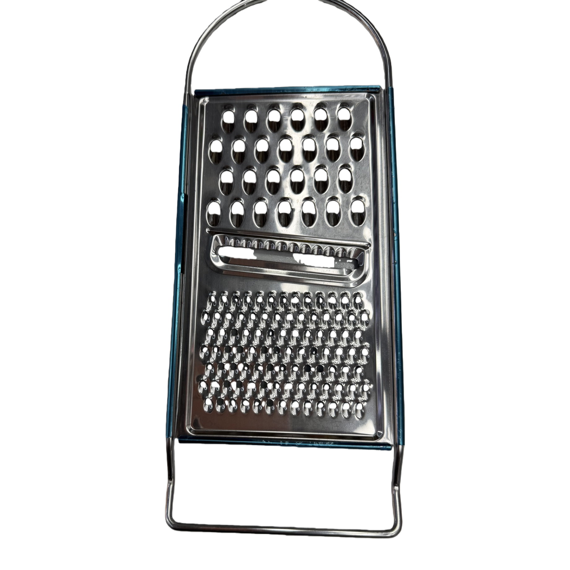 Multi-functional metal wire grater, silver kitchen grater, handheld grater, grater and shaver, household kitchenware Item Picture