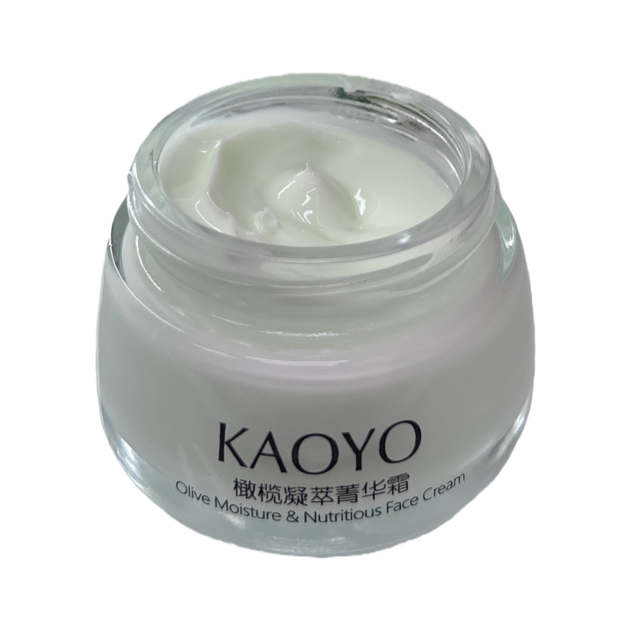 Olive Essence Essence Cream can packaging box, white table decoration, skin care and beauty care products Item Picture