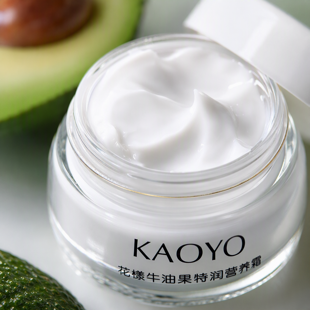 White cream jar with packaging box, skin care, moisturizing and nourishing beauty container gift box Application Scenario