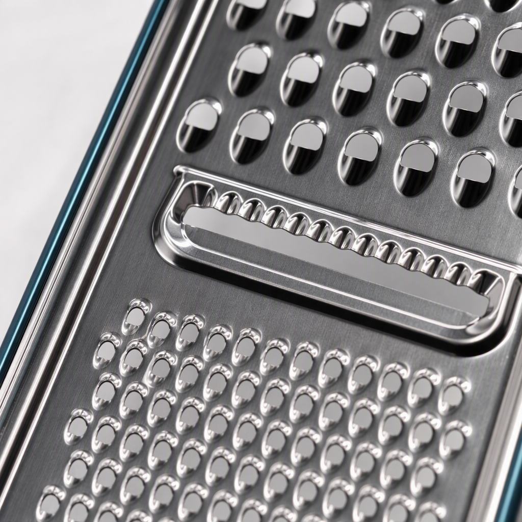 Multi-functional metal wire grater, silver kitchen grater, handheld grater, grater and shaver, household kitchenware Application Scenario