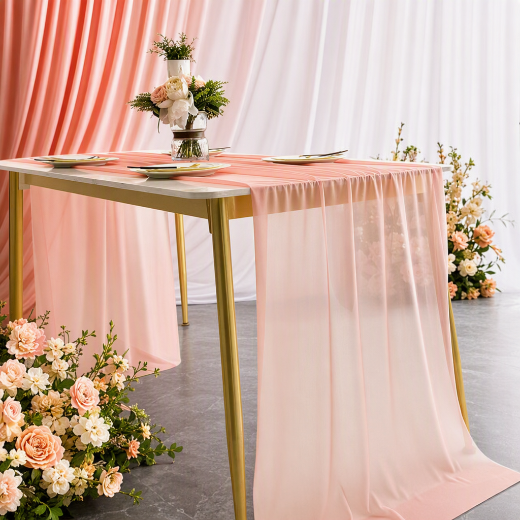 The pink gauze table flag is decorated with golden table legs. It is a multi-functional electrically adjustable round rock plate dining table and an automatic turntable dining furniture details Picture