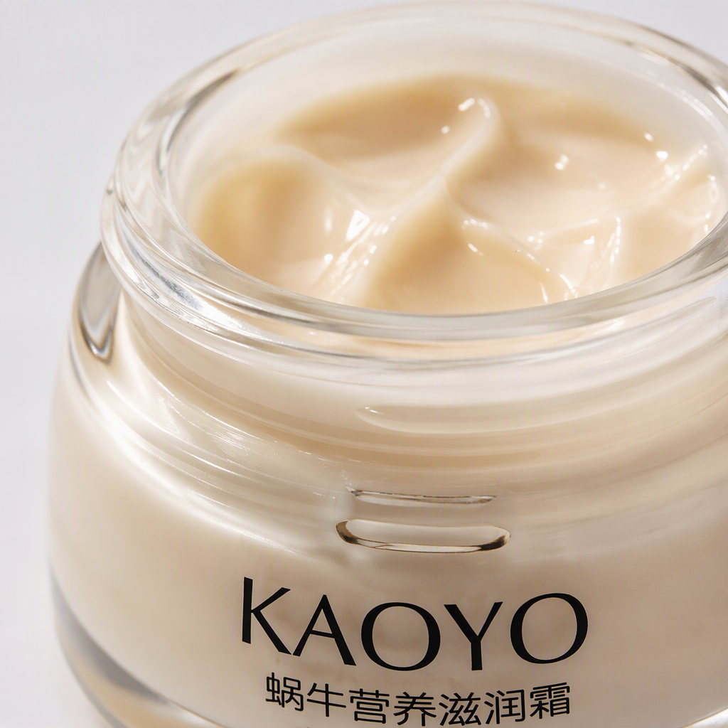 The white packaging box of the flower ginseng anti-wrinkle Firming Cream is a nourishing, firming, moisturizing, repairing and anti-aging skin care product Application Scenario