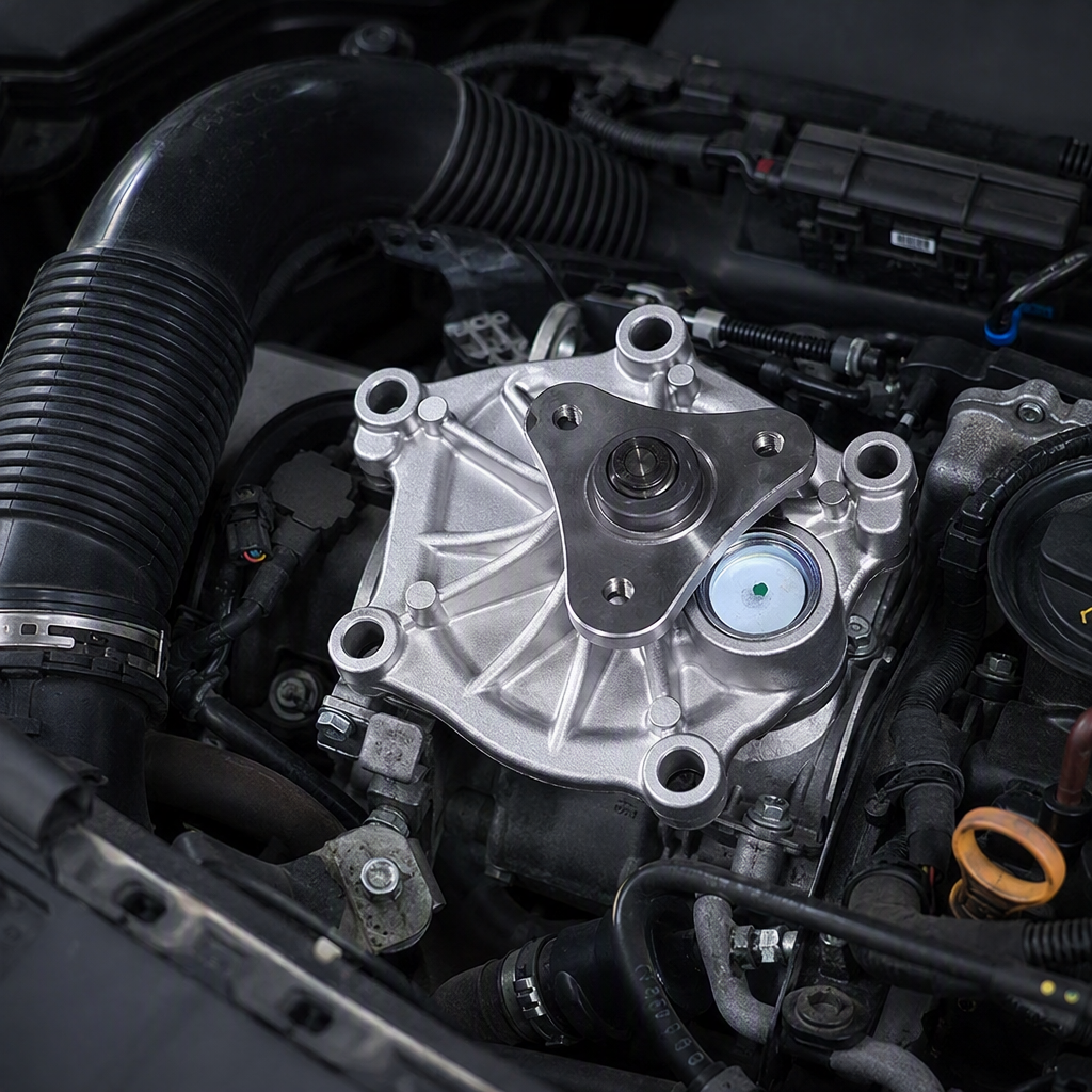 High-efficiency and durable metal material water pump, silent and energy-saving household water pump, silver appearance design details Picture