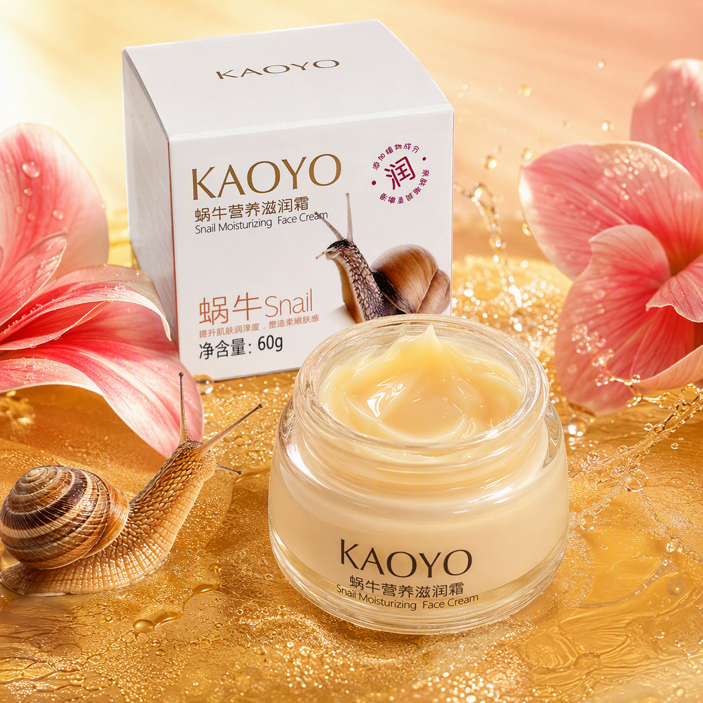 Snail Nourishing Moisturizing Cream, white packaging box, hydrating, moisturizing, repairing and nourishing skin care products Specification image