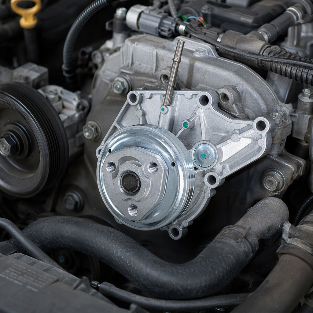 Durable metal material water pump, highly efficient water delivery, household and industrial multi-functional silver model details Picture