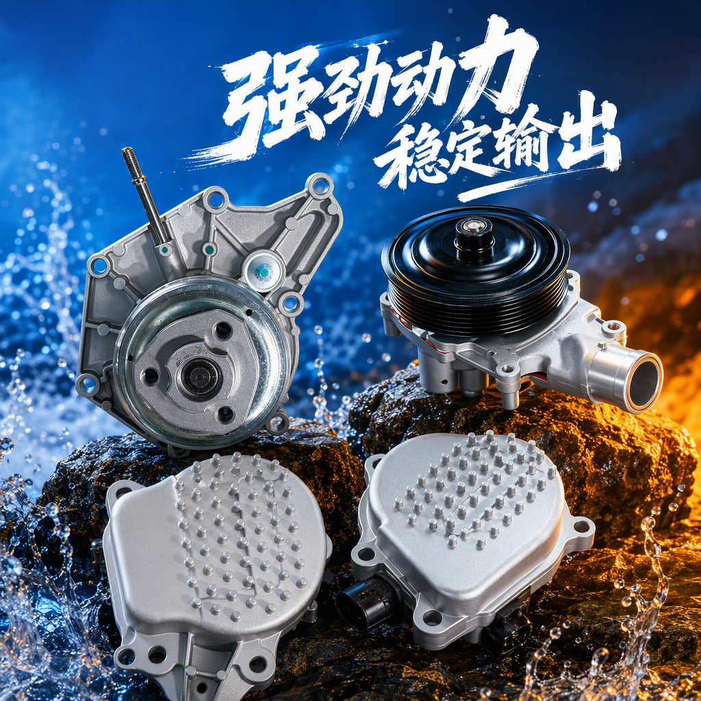 Durable metal material water pump, highly efficient water delivery, household and industrial multi-functional silver model Specification image
