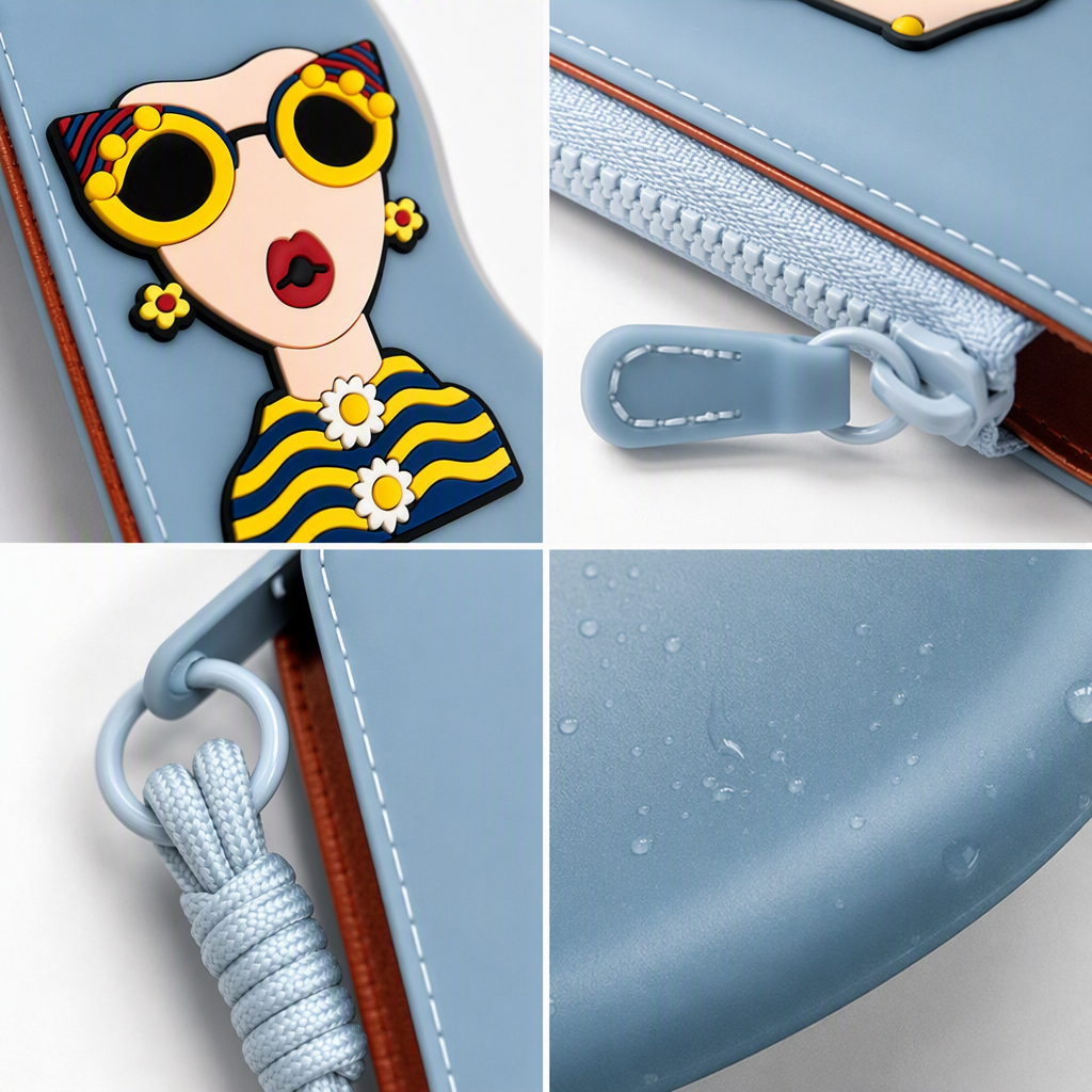 Colorido personaje de dibujos animados gafas caja de almacenamiento portátil anti-caída niños estudiantes moda creativa bolsa de almacenamiento Application Scenario