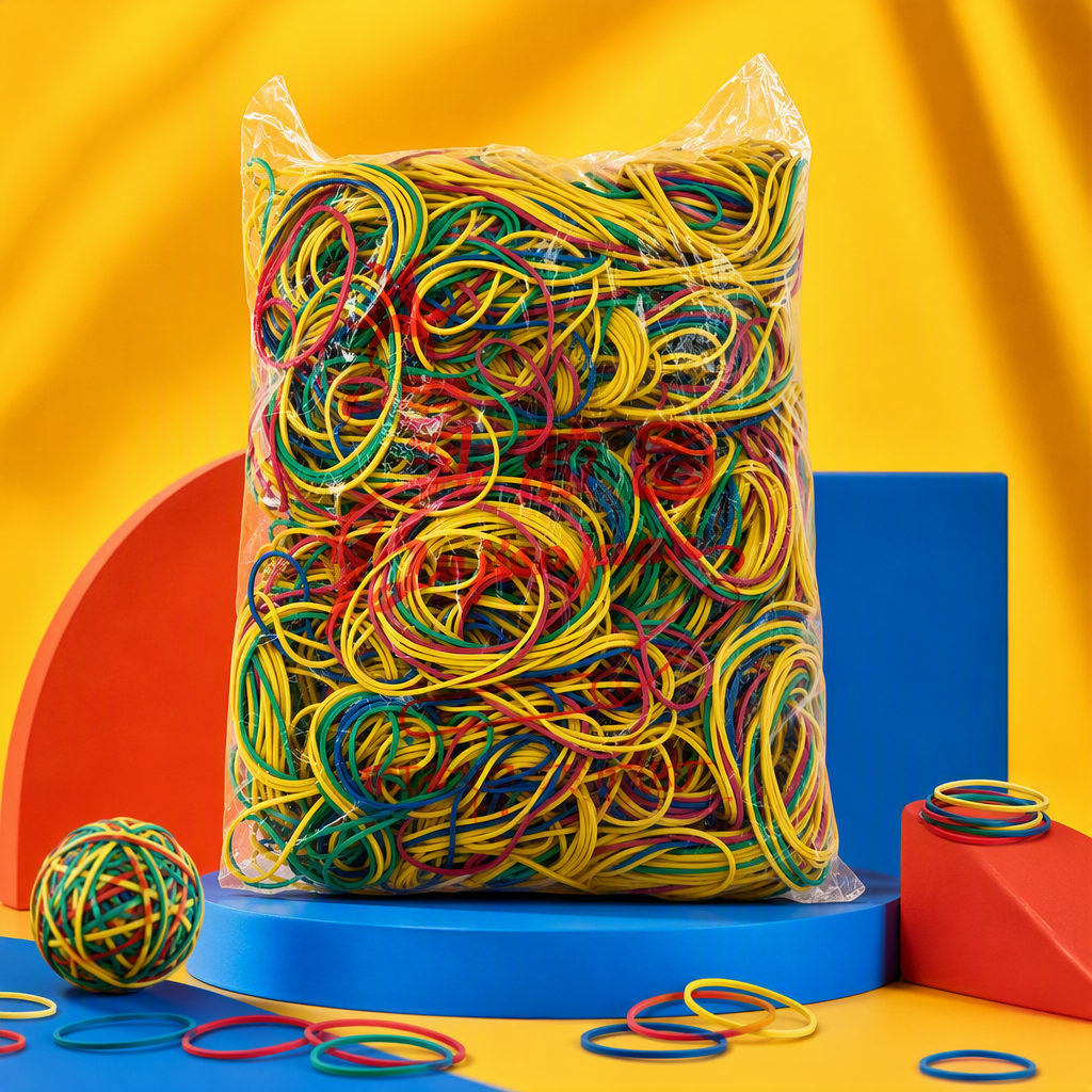Diámetro 5cm multicolor color banda de goma bolsa cuerda trenzada a mano cuerda cuerda cuerda China cuerda de nudo elástico cuerda de cuentas material de bricolaje Specification image