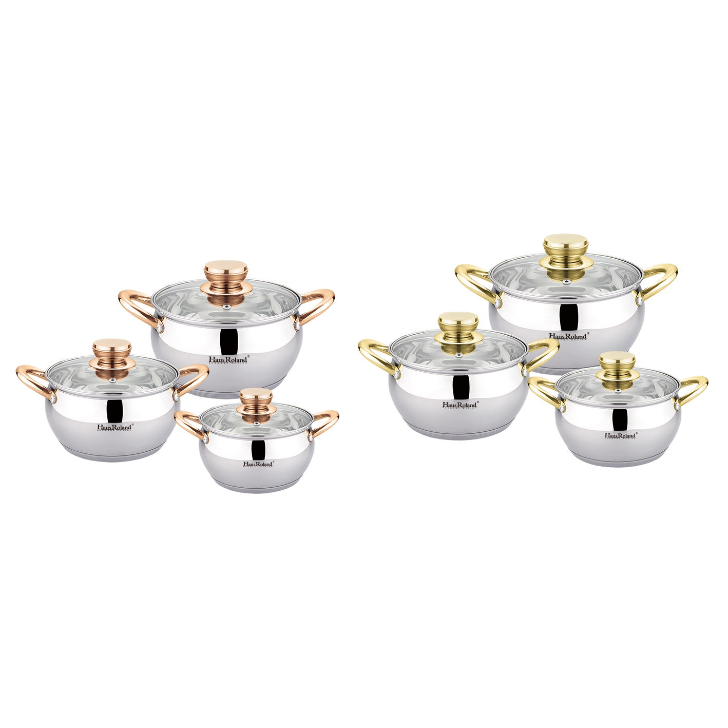 Multi-functional kitchen cookware set, household soup and stir-frying pot set, heat-resistant, durable and practical cookware set HR113-3 Specification image