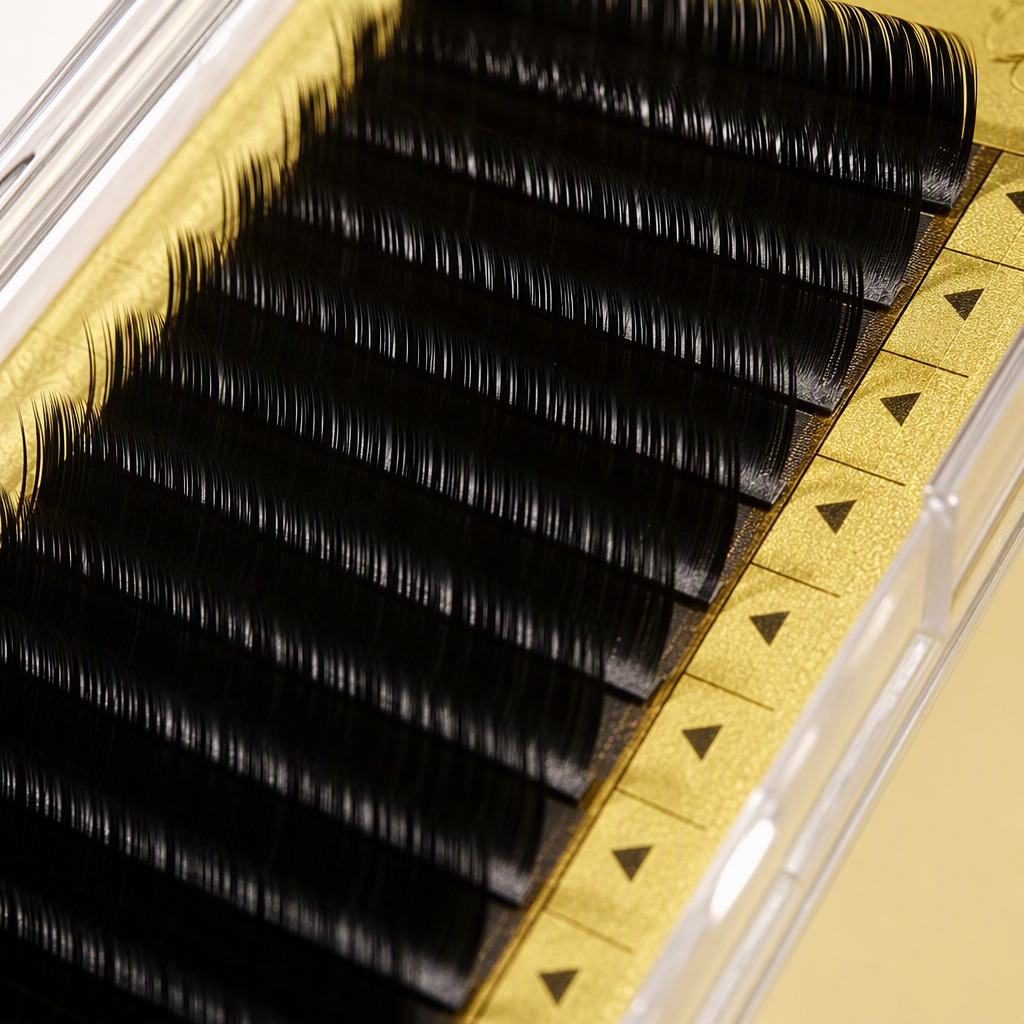 Paquete de oro simple pelo redondo visón pestañas postizas caja de almacenamiento transparente natural y denso aplicar maquillaje diario Application Scenario
