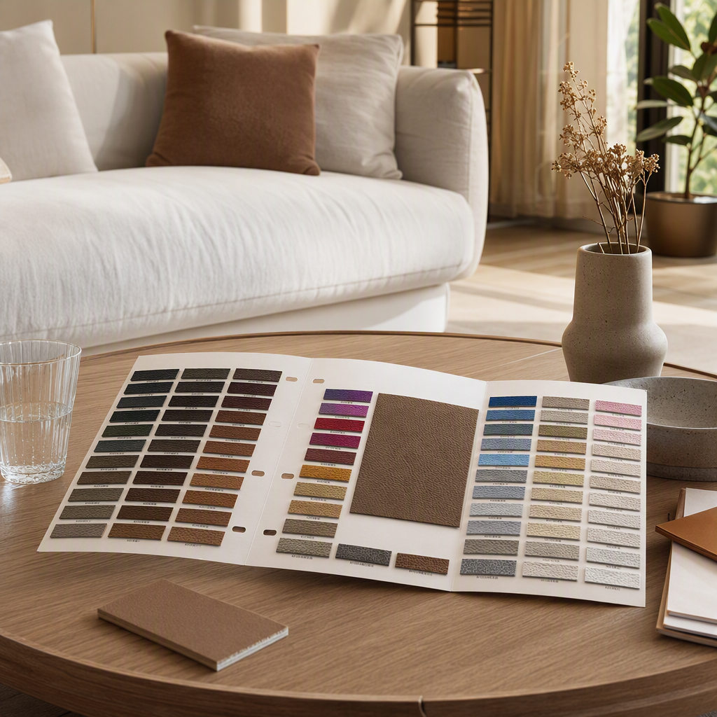 PU革/编织纹皮革/绒面箱包革/编织纹/印花超软PU革白底实物图