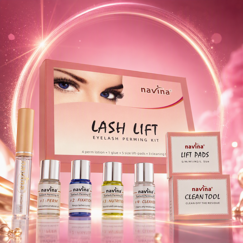 Caja de embalaje rosa pestañas rozing rolls set curling natural curling lifting herramientas de belleza de larga duración combo caja de regalo Specification image