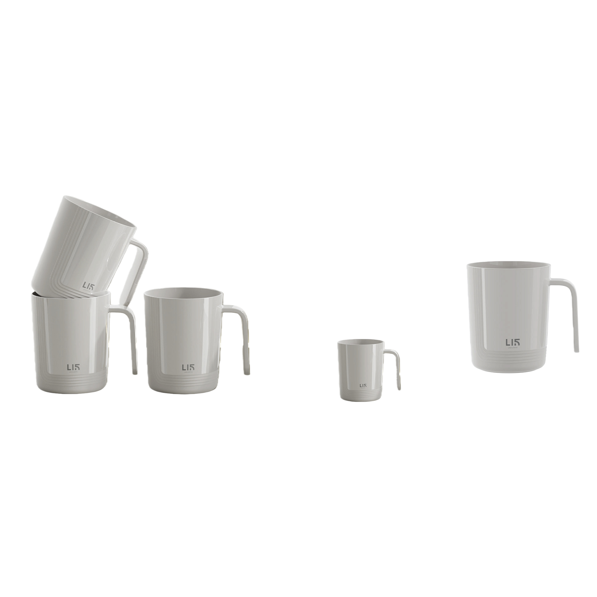 [CL] 26Q3#5201 blanco taza de plástico 40ml multifunción enjuague boca justo juego de taza simple y elegante Application Scenario