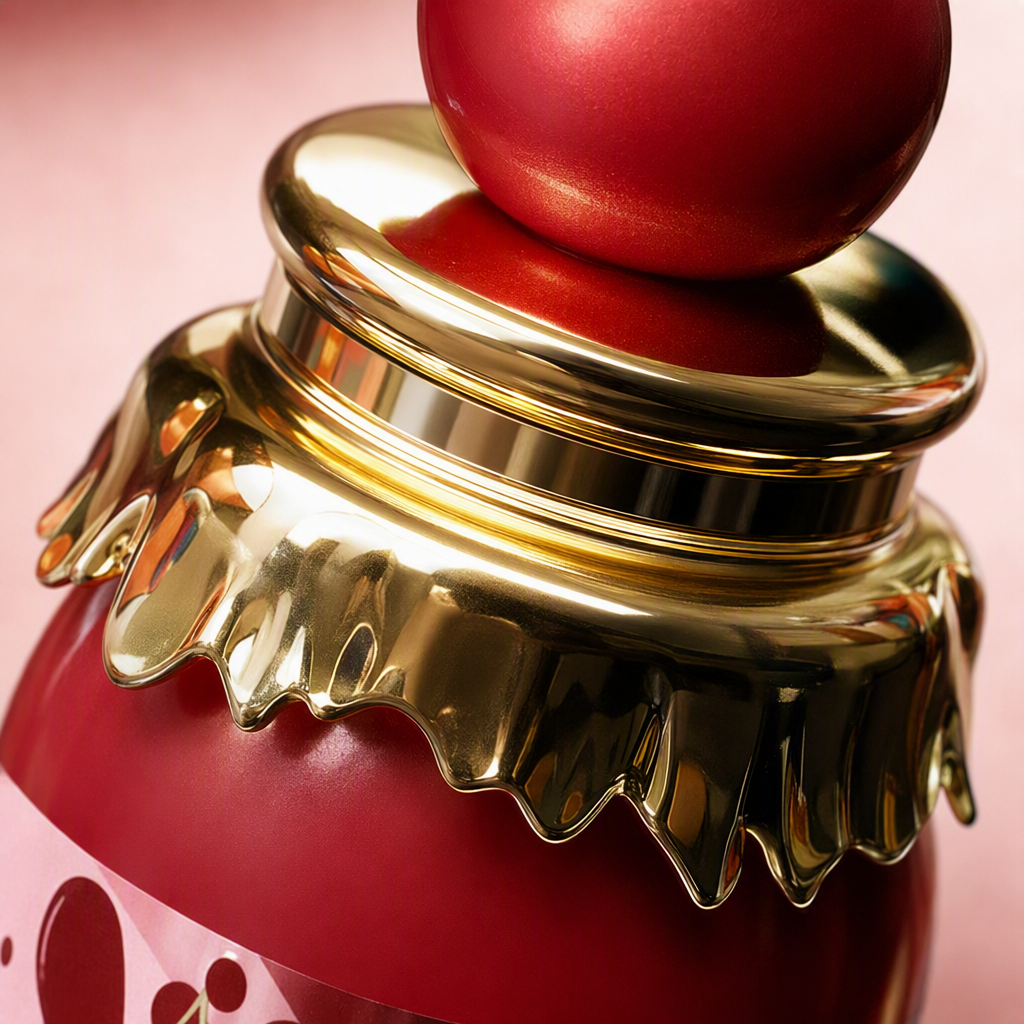 Cherry Lady Perfume spray, pink bottle, golden decoration, long-lasting, light and fresh women's fragrance, 50ml Application Scenario