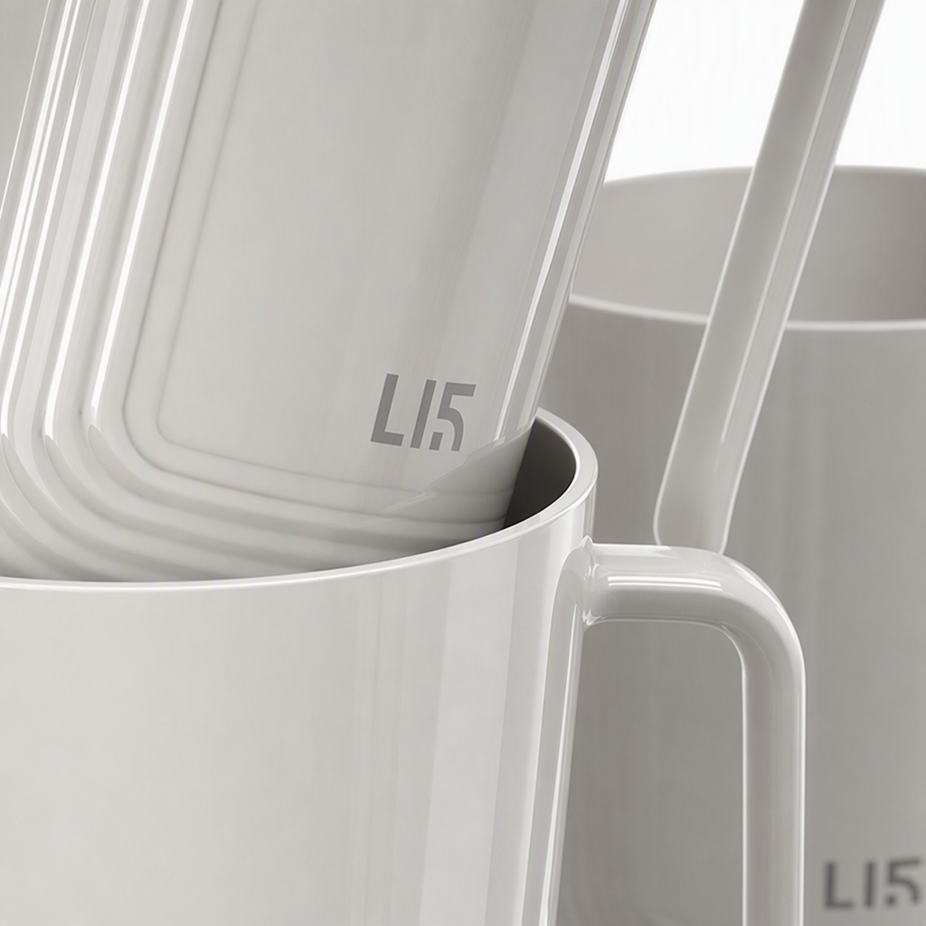[CL] 26Q3#5201 blanco taza de plástico 40ml multifunción enjuague boca justo juego de taza simple y elegante Specification image