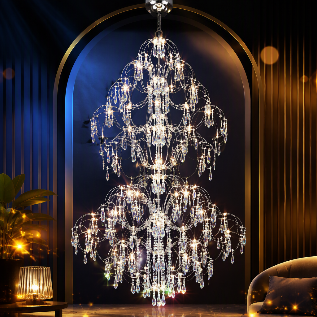 Simple and modern household chandeliers for living room, dining room and bedroom lighting, creative chandeliers with warm and fashionable lighting fixtures Application Scenario