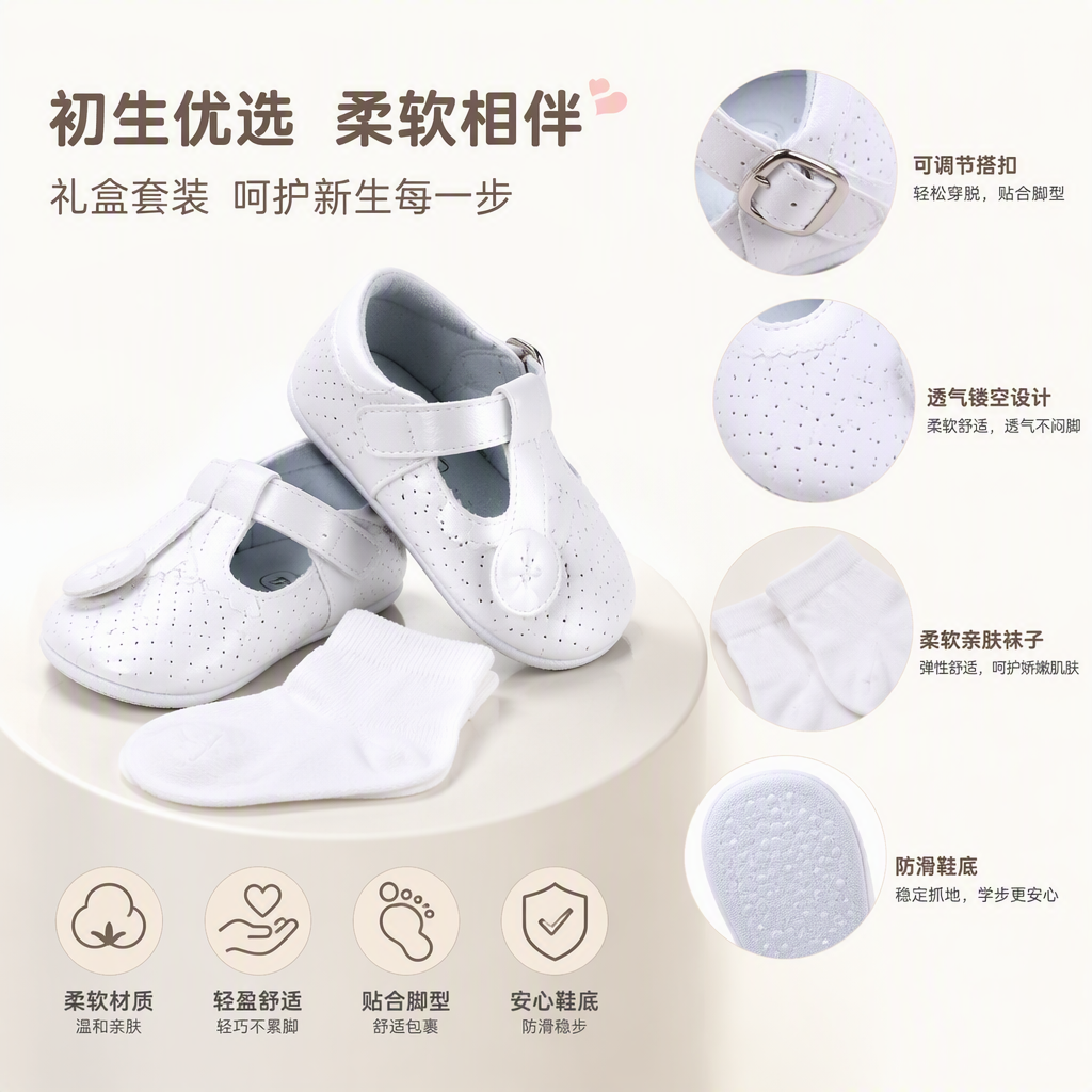 جوارب الأطفال مريحة بالهواء النقي Specification image