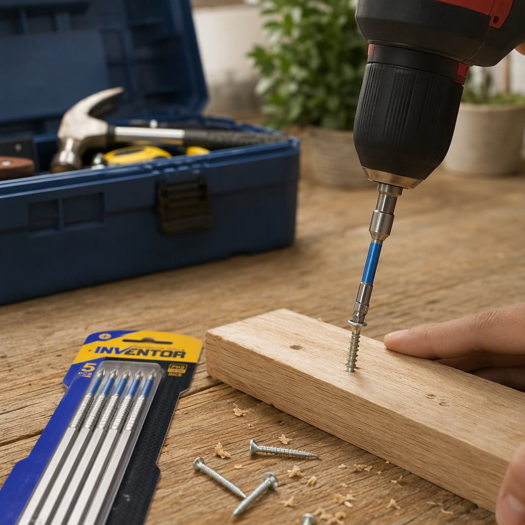 The multi-functional screwdriver head set for household electric and manual screwdriver accessories, tools and consumables is portable and practical Application Scenario