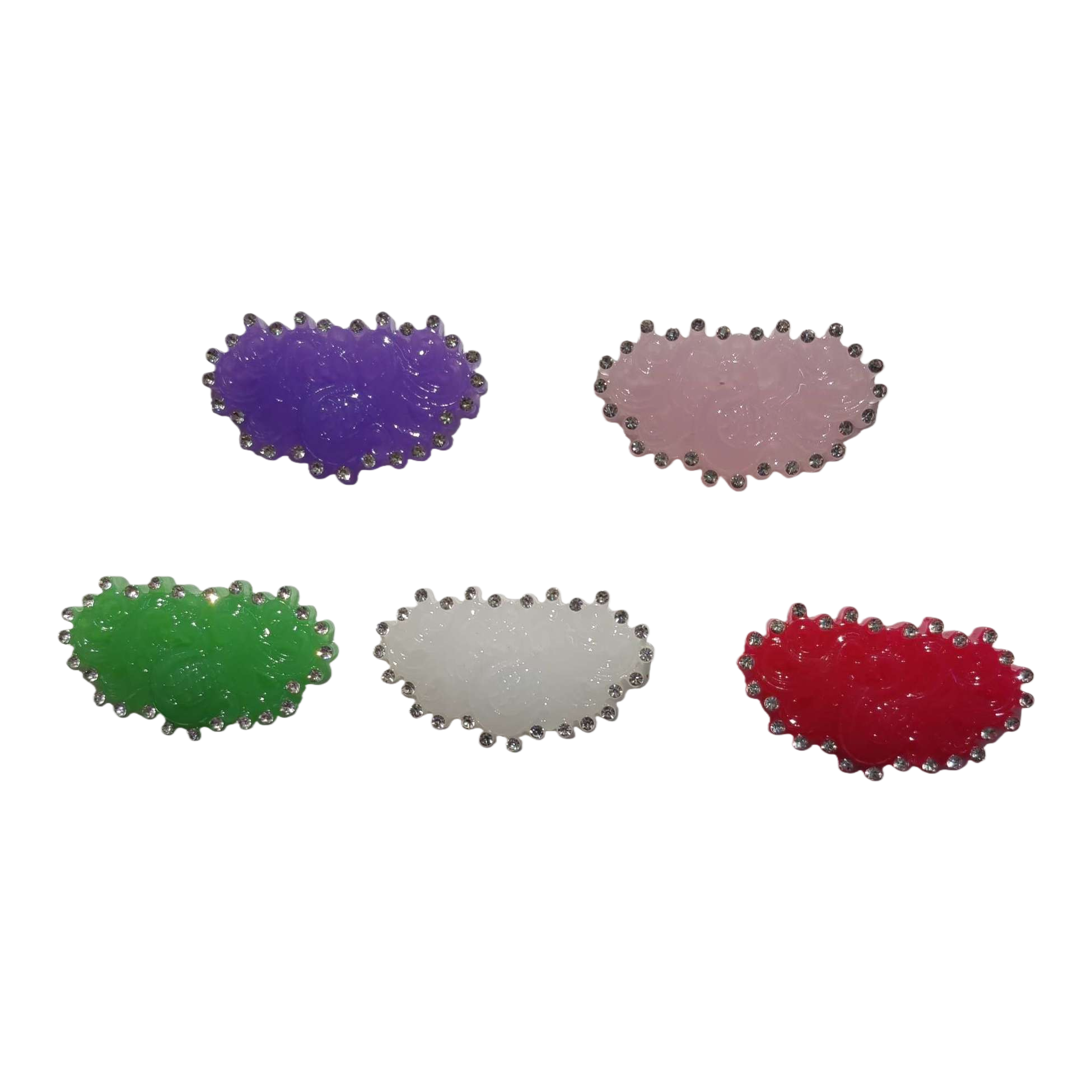 Shiny colorful diamond-encrusted hair clips, fashionable and versatile hair accessories, hairstyle decoration, hair clips, hair accessories for women Item Picture