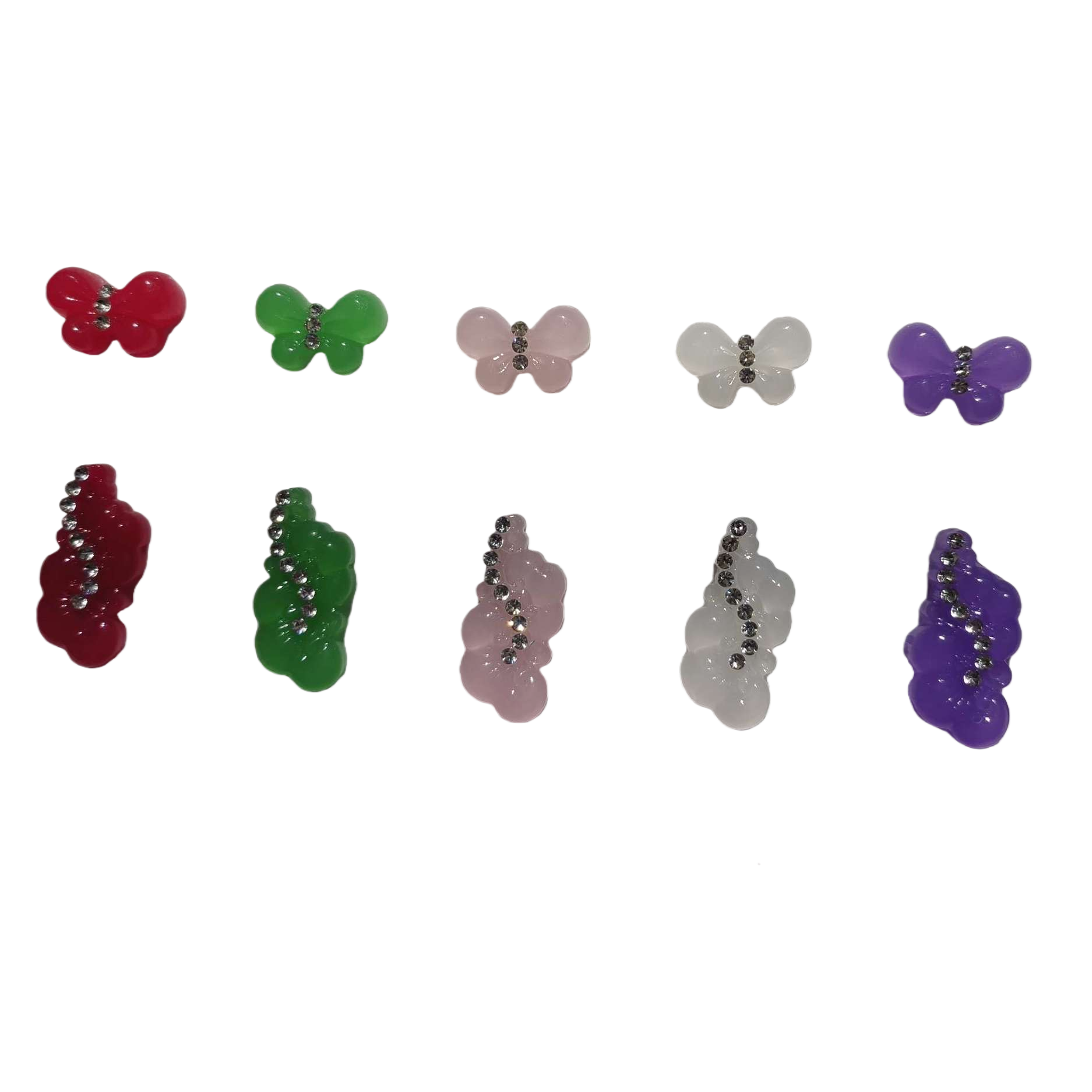 Creative colorful butterfly grape-shaped jewelry, fashionable and individual handcrafted pendants, gift accessories, trendy and versatile Item Picture