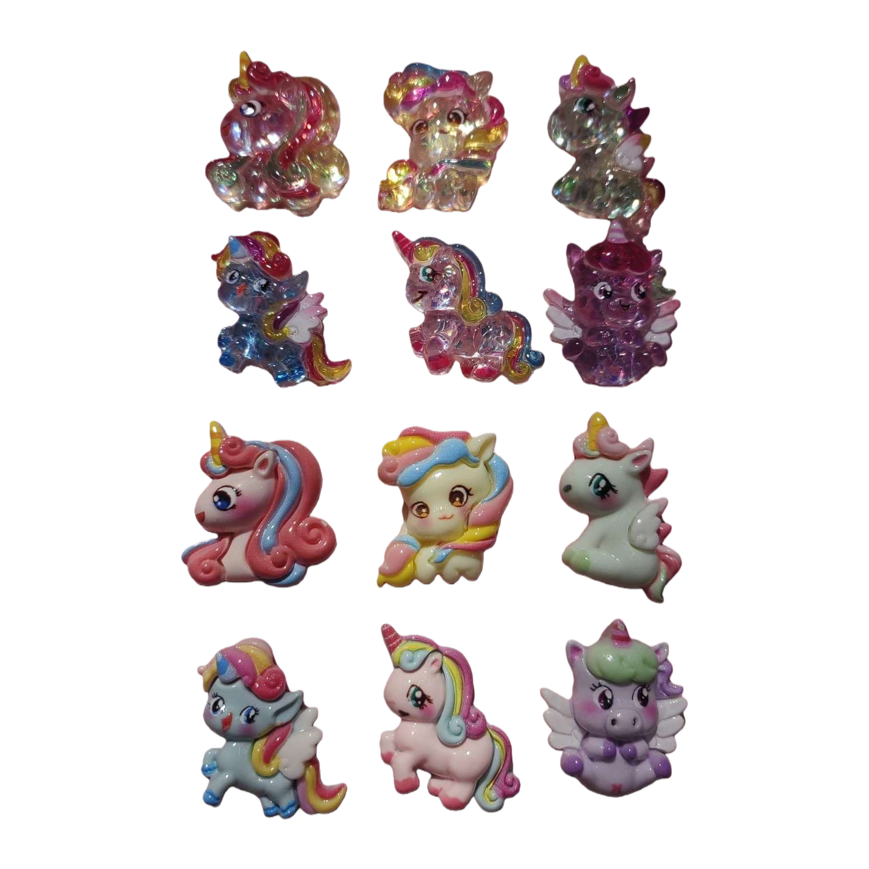 Colorful unicorn jewelry, creative, personalized, fashionable and cute birthday gifts for children and girls, decorative accessories Item Picture
