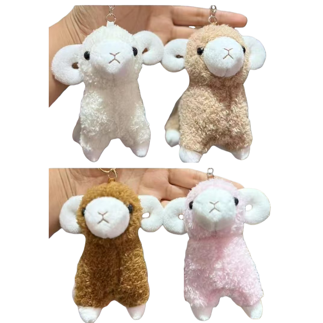 Adorable peluche oveja forma estrella hombre colgante muñeca adorable colgante adorable regalo regalo Item Picture