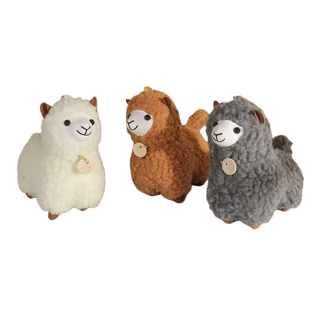 Cute plush alpaca simulation doll cultural and creative gift pendant Item Picture