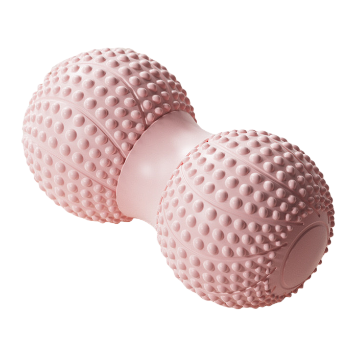 The multi-functional pink massage ball is a fitness product that relaxes muscles, relieves stress and shapes the body. It is a handheld massager Item Picture