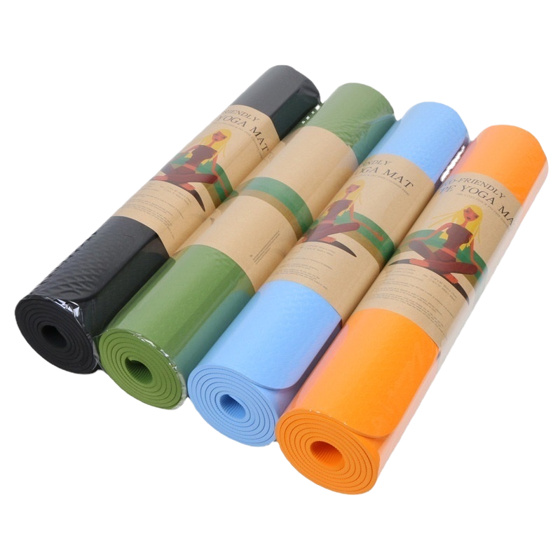 Colorful anti-slip yoga mat, fitness mat, sports mat, thickened wear-resistant yoga mat, suitable for both men and women Item Picture