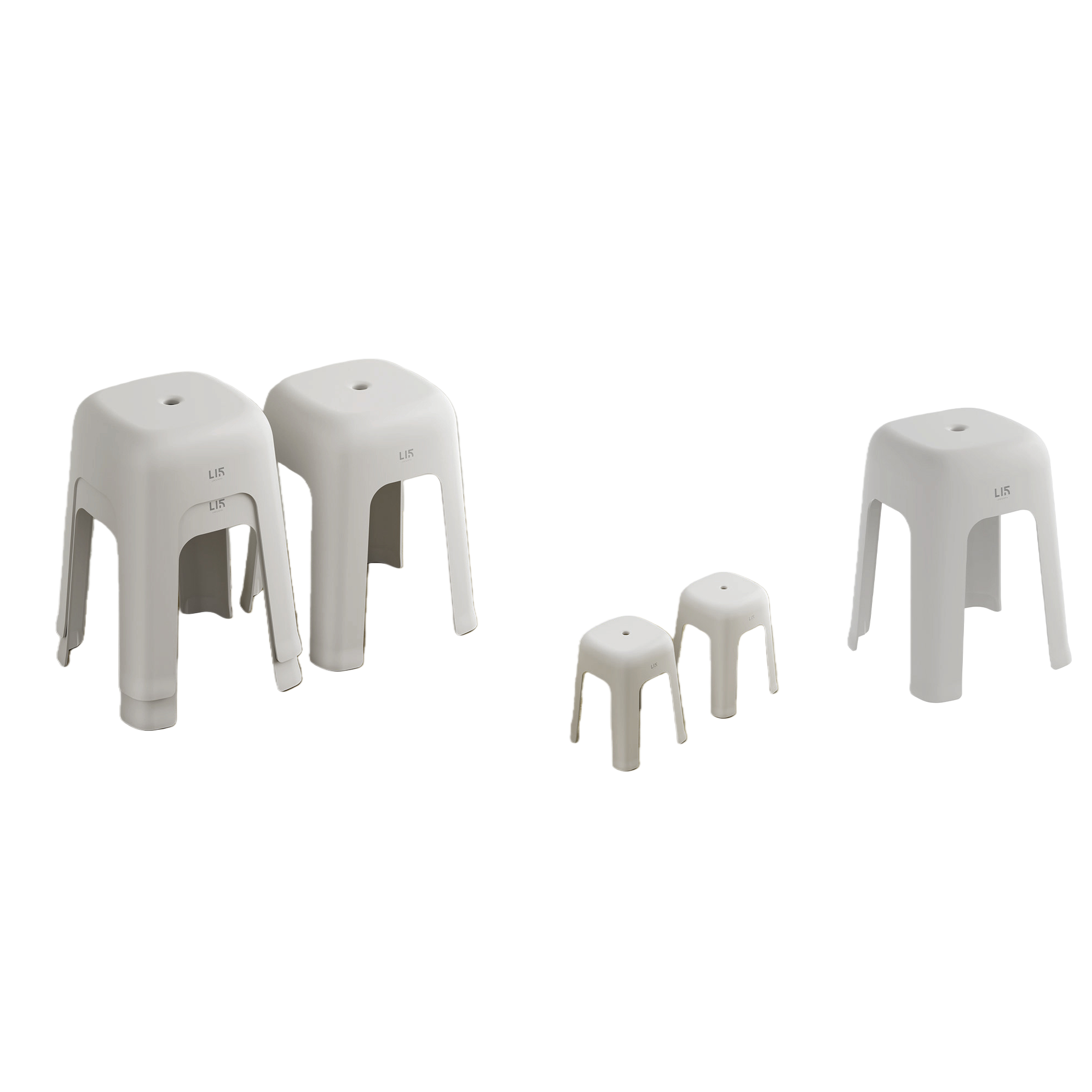 [CL] 26Q3#5218 simply · taburete alto de pan taburete de cilindro retro blanco taburete alto estilo europeo simple taburete bajo para el hogar casual taburete de barra de restaurante Application Scenario