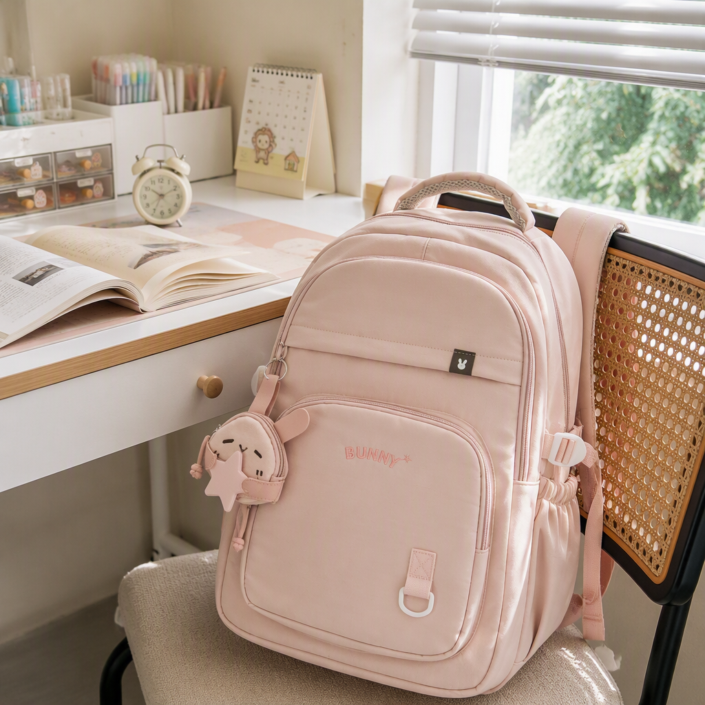 A multi-functional casual backpack for men and women, a trendy and lightweight leather backpack for commuting and travel Specification image